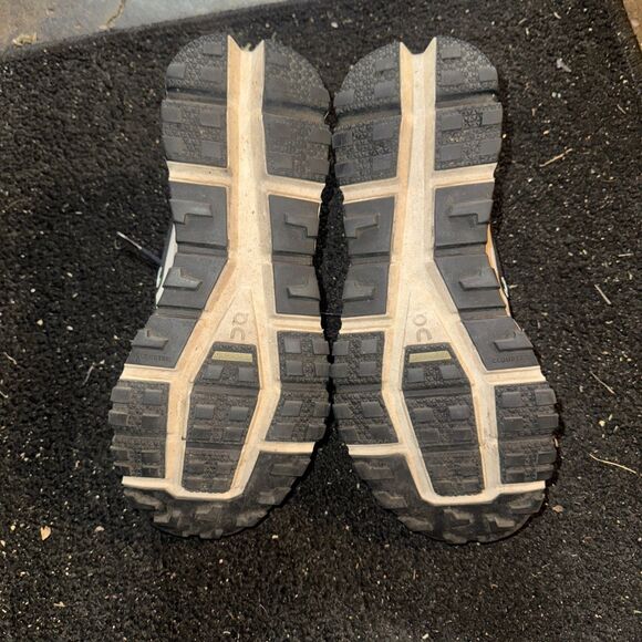 ON Running Women's Size 9.5 CloudUltra 2 Black White Blue Athletic Sneakers - Picture 6 of 7